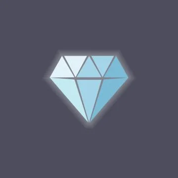 Diamond Icon Vector. Stock Illustration