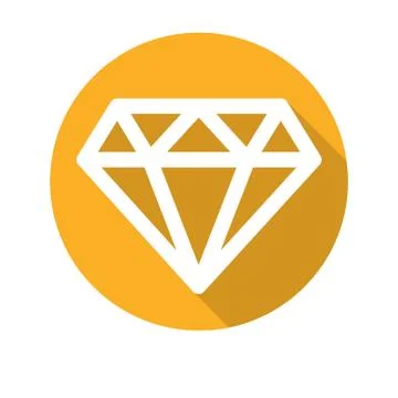 Diamond icon. Vector illustration. Stock Illustration