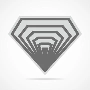 Diamond icon. Vector illustration. Stock Illustration