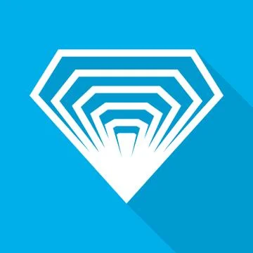 Diamond icon. Vector illustration. Stock Illustration