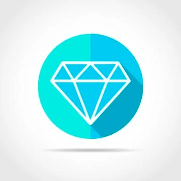 Diamond icon. Vector illustration. Stock Illustration