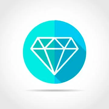 Diamond icon. Vector illustration. Stock Illustration