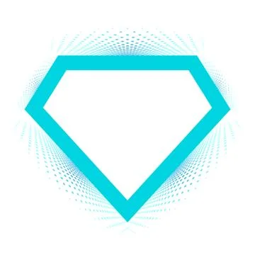 Diamond icon. Vector illustration. Stock Illustration