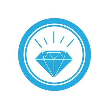 Diamond icon vector illustration Stock Illustration