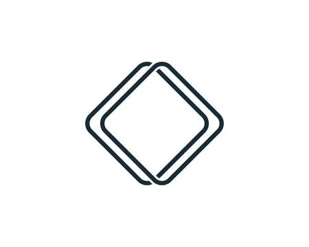 Diamond Icon Vector Logo Template Illustration Design Stock Illustration