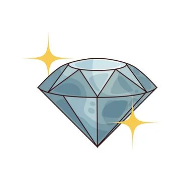 Diamond illustration Stock Illustration
