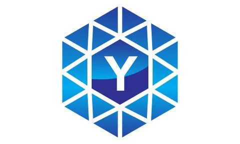 Diamond Initial Y Stock-Illustration