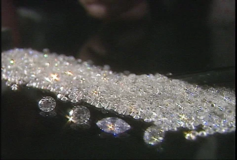 Diamond Inspection 3 Stock Footage 112327