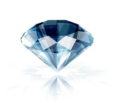 Diamond isolated on white イラスト素材