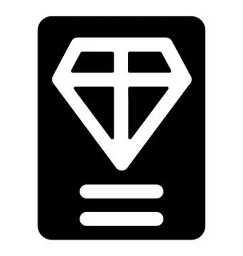Diamond Jewel Vector Stock Illustration