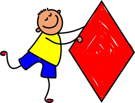 Diamond Kid Stock-Illustration