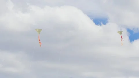Diamond kits in the sky 库存影片 341009261