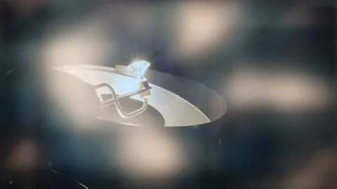 Diamond light assessment Stock Footage 137927287