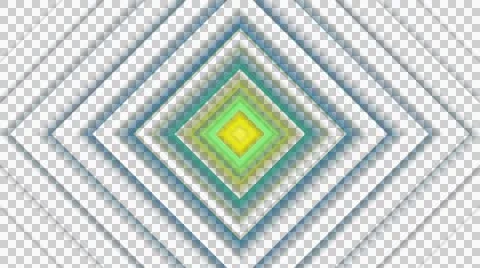 Diamond line lights with alpha  Stock Footage 46014353