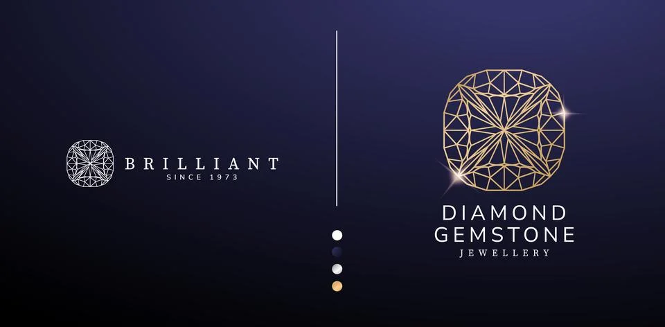 Diamond logo Stock Illustration
