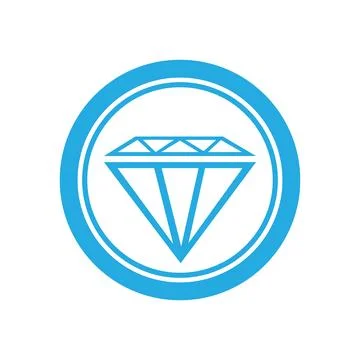Diamond Logo Template vector icon illustration design Stock Illustration