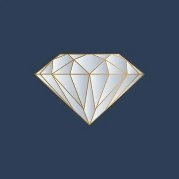 Diamond logo vector Stock Illustration