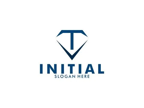 Diamond logo vector template Stock Illustration