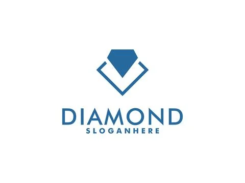 Diamond logo vector template Stock Illustration