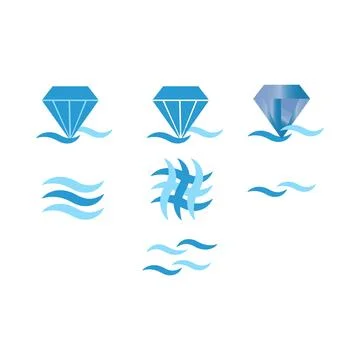 Diamond logos Stock-Illustration