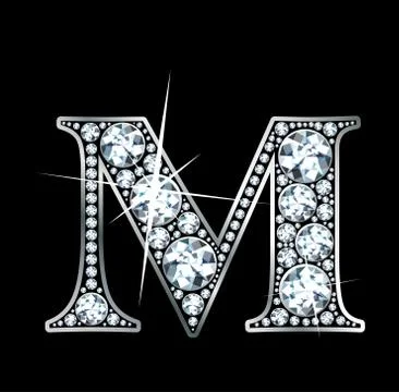 Diamond "M" Stock Illustration