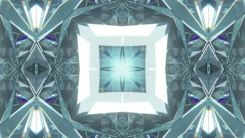 Diamond macro kaleidoscope Stock Footage 229437603