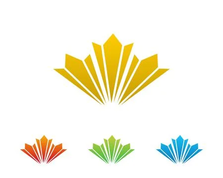 Diamond maple logo icon template Stock-Illustration