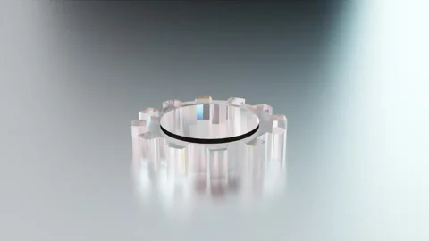 Diamond mechanical gear Stockbeeldmateriaal 241904143