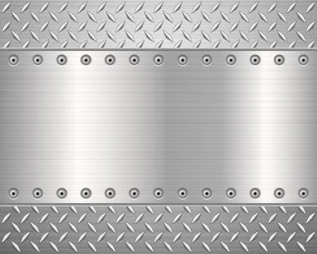 Diamond metal background 2 Stock Illustration