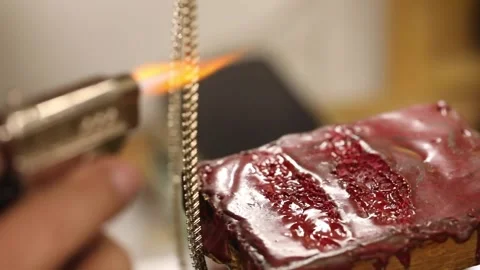 Diamond Necklace Setting Process Video stock 209742016