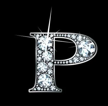 Diamond "P" Raster Stock Illustration