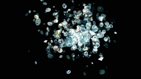 Diamond particle animation background Stock Footage 178217533