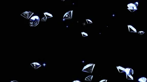 Diamond particle loop background animation Stock Footage 162109930