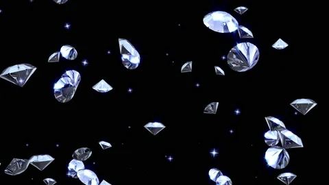Diamond particle loop background animation Stock Footage 162110200