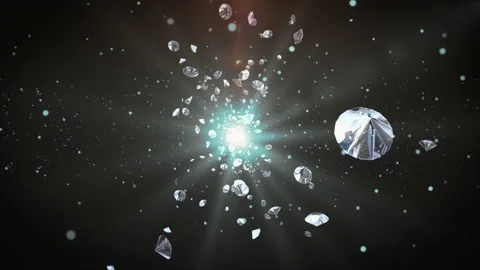 Diamond particle loop background animation Stock Footage 171923371