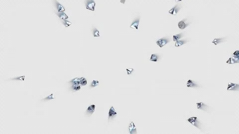 Diamond Particles_with Alpha Stock Footage 318143124