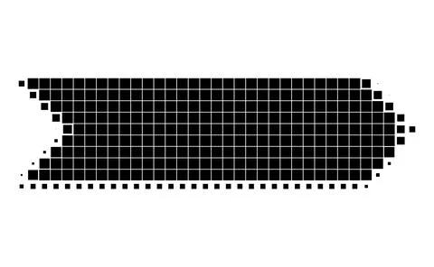 Diamond pattern arrow design, Checkered geometric pointer element, Black argy Stockillustratie