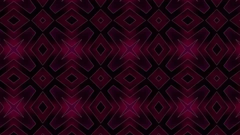 Diamond pattern with cannon pink dark colors repeating arabesque Stock Footage 195511353