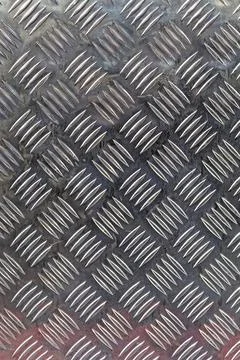 Diamond pattern metal texture background Stock Photos