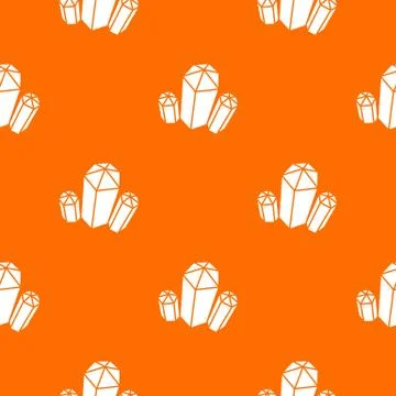 Diamond pattern orange 스톡 일러스트