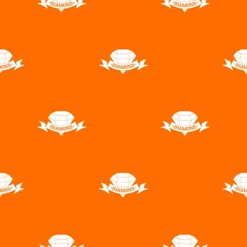 Diamond pattern orange Stock Illustration