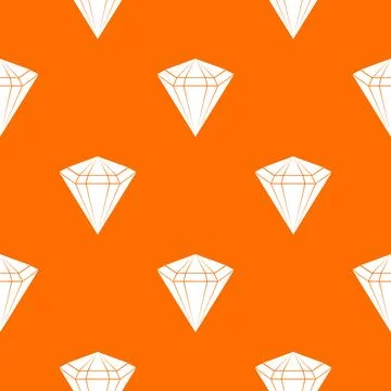 Diamond pattern orange Illustrazione stock