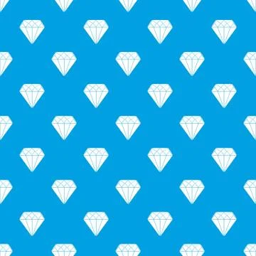Diamond pattern seamless blue 스톡 일러스트