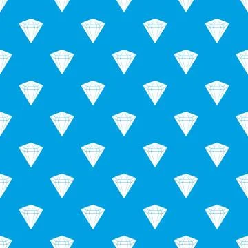 Diamond pattern seamless blue 스톡 일러스트