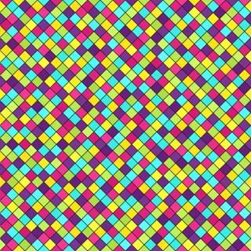 Diamond pattern. Seamless vector geometric background Stock Illustration