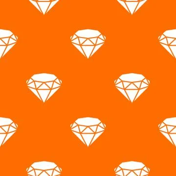 Diamond pattern vector orange Illustrazione stock