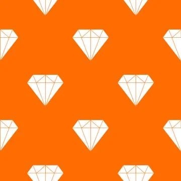 Diamond pattern vector orange Illustrazione stock