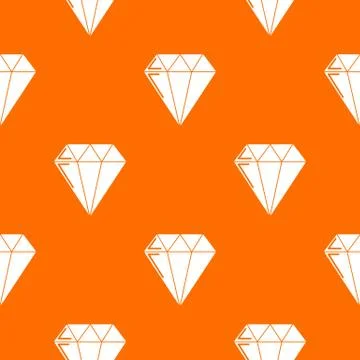 Diamond pattern vector orange Stock Illustration