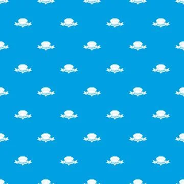 Diamond pattern vector seamless blue Illustrazione stock