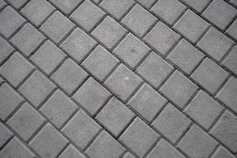 Diamond-patterned self-locking courtyard floors 스톡 사진
